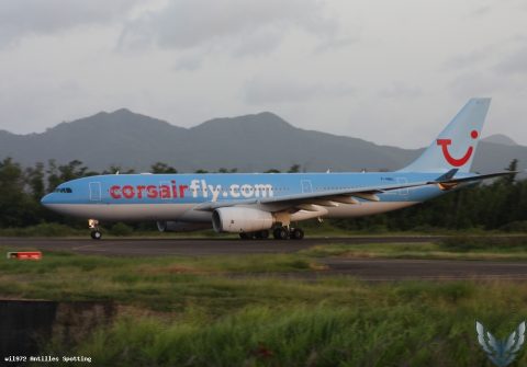 F-HBIL · Airbus A330-200, Martinique – Aimé Césaire