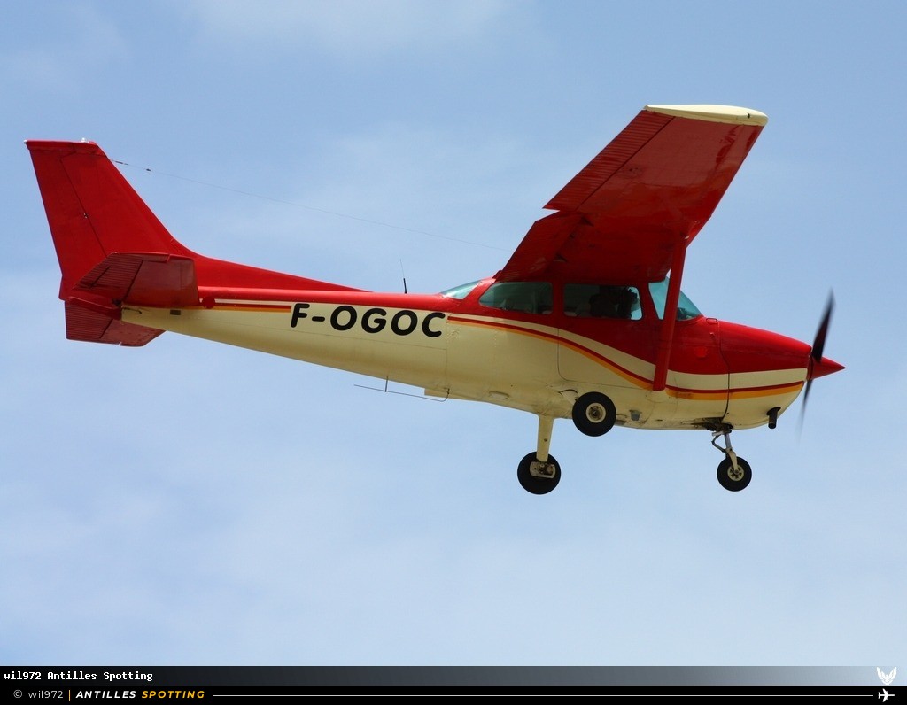 F-OGOC · Cessna 172 Skyhawk, ATIS-Airawak, Grand-Case – L'Espérance