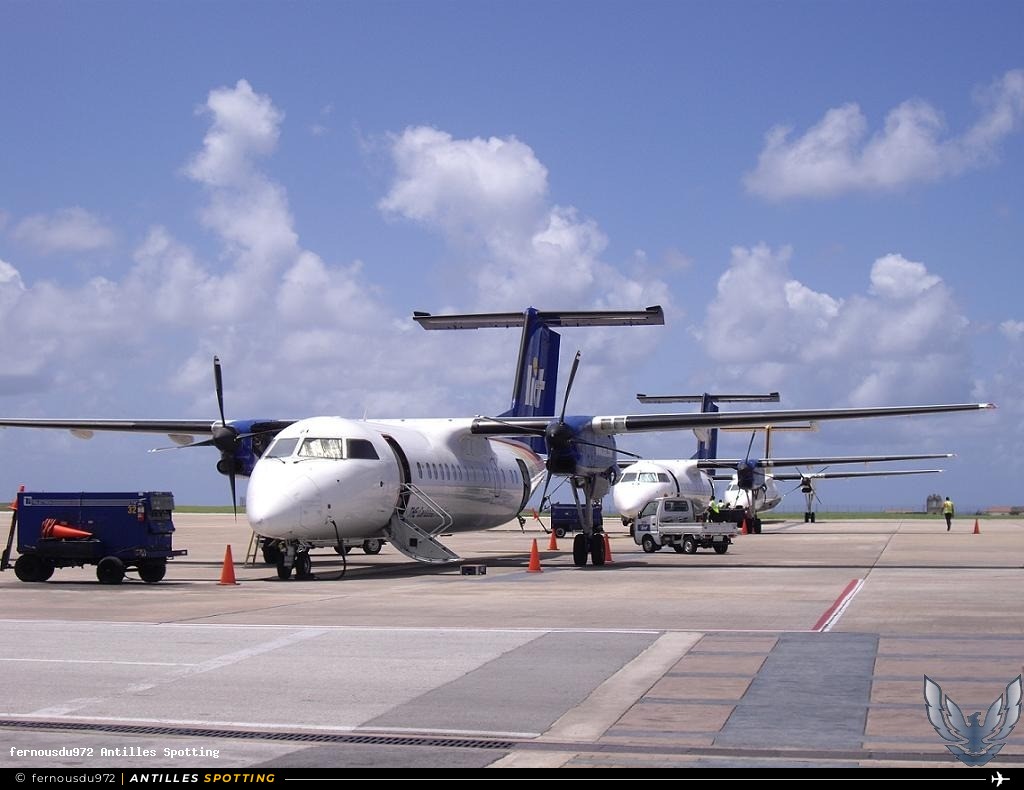 V2-LEU · De Havilland Canada Dash 8-300, LIAT, Bridgetown – Grantley Adams