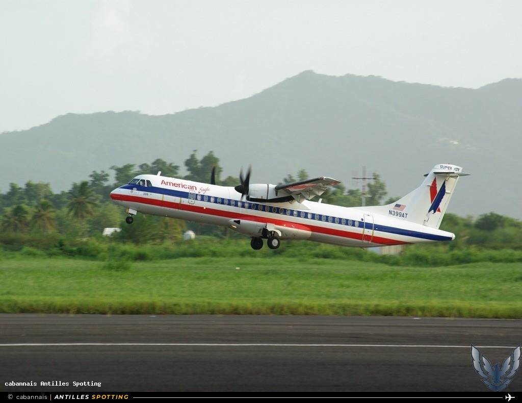 N399AT · ATR 72-200, American Eagle, Martinique – Aimé Césaire