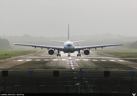 F-OFDF · Airbus A330-200, Pointe-à-Pitre – Maryse Condé