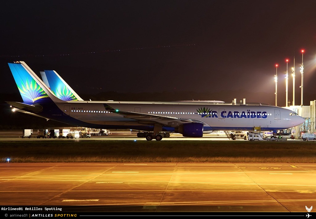 F-GOTO · Airbus A330-300, Air Caraïbes Atlantique, Pointe-à-Pitre – Maryse Condé