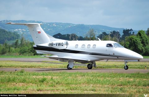 HB-VWQ · Embraer Phenom 100, Martinique – Aimé Césaire