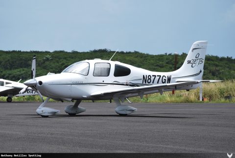 N877GW · Cirrus SR22, Pointe-à-Pitre – Maryse Condé
