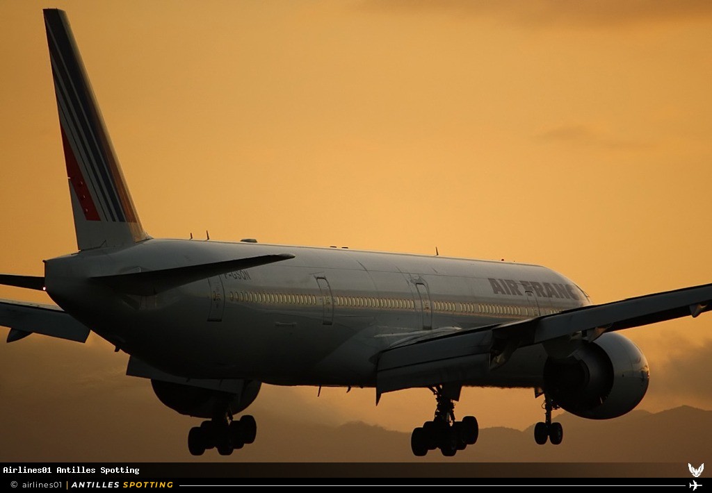 F-GSQN · Boeing 777-300ER, Air France, Pointe-à-Pitre – Maryse Condé