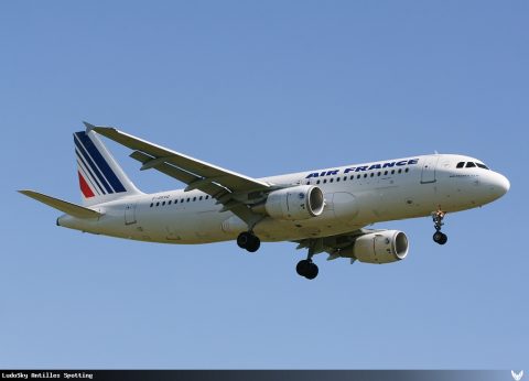 F-GKXQ · Airbus A320, Pointe-à-Pitre – Maryse Condé