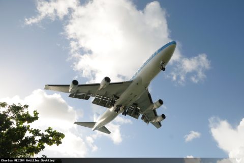 F-HSEX · Boeing 747-400, Martinique – Aimé Césaire