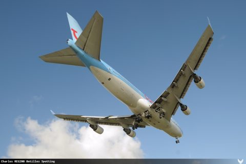 F-HSEX · Boeing 747-400, Martinique – Aimé Césaire