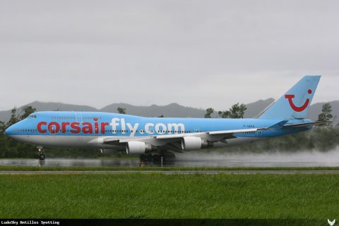 F-HSEA · Boeing 747-400, Martinique – Aimé Césaire
