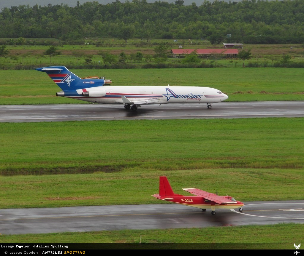 N994AJ · Boeing 727-200, Amerijet International, Martinique – Aimé Césaire