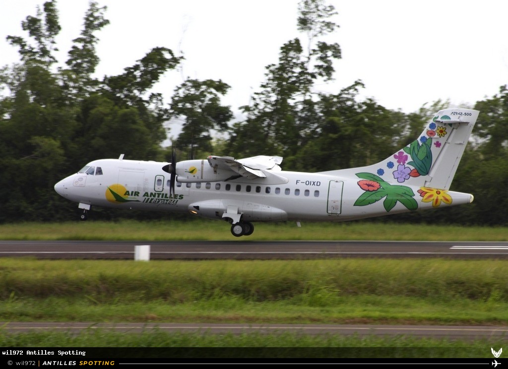 F-OIXD · ATR 42-500, Air Antilles Express, Martinique – Aimé Césaire