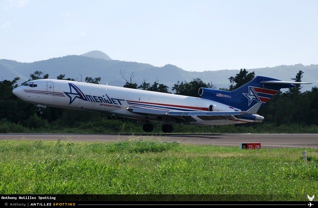 N395AJ · Boeing 727-200, Amerijet International, Martinique – Aimé Césaire