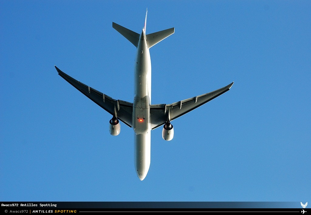 F-GSQN · Boeing 777-300ER, Air France, Martinique – Aimé Césaire