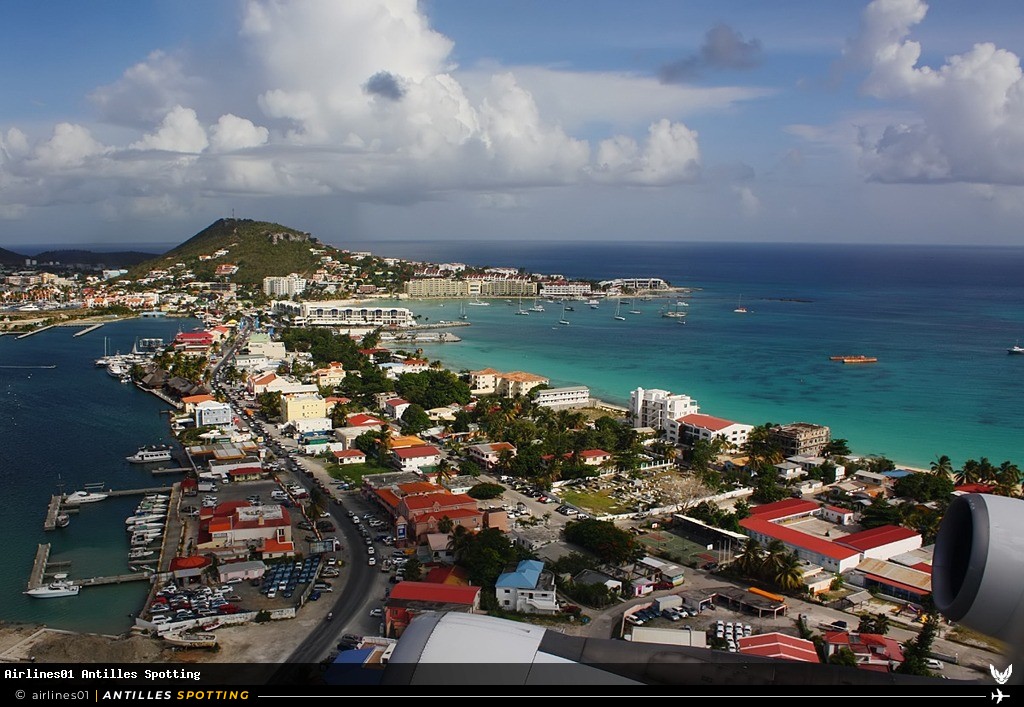 F-GLZP · Airbus A340-300, Air France, Sint Maarten – Princess Juliana