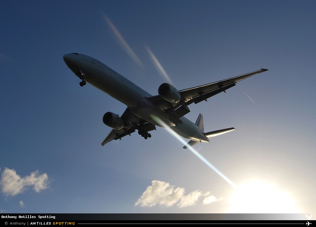 F-GSQN · Boeing 777-300ER, Air France, Martinique – Aimé Césaire