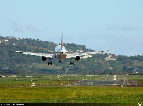 F-GKXC · Airbus A320, Martinique – Aimé Césaire