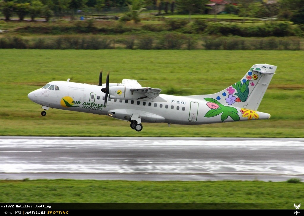 F-OIXD · ATR 42-500, Air Antilles Express, Martinique – Aimé Césaire