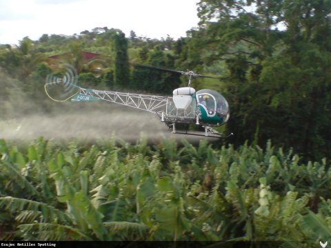 F-GCQM · Bell 47, Martinique – Aimé Césaire