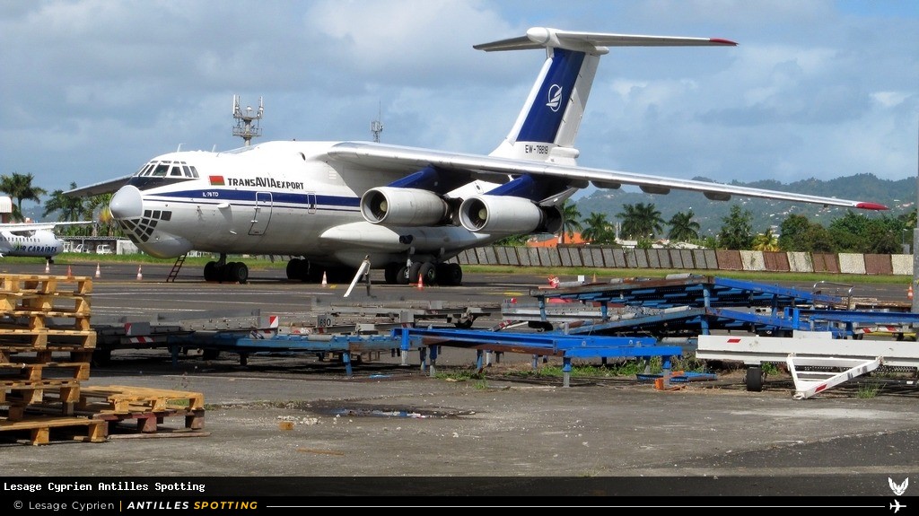 EW-78819 · Ilyushin Il-76, TransAviaExport, Martinique – Aimé Césaire