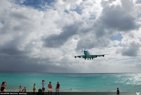 F-HSEA · Boeing 747-400, Sint Maarten – Princess Juliana