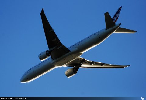 F-GSQS · Boeing 777-300ER, Martinique – Aimé Césaire