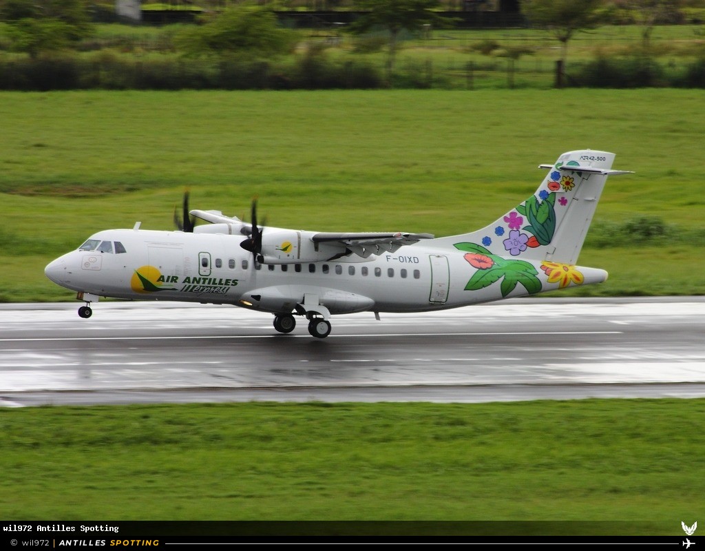 F-OIXD · ATR 42-500, Air Antilles Express, Martinique – Aimé Césaire