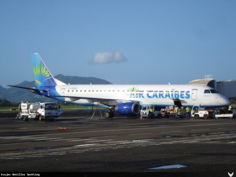 F-OSUD · Embraer E190, Martinique – Aimé Césaire