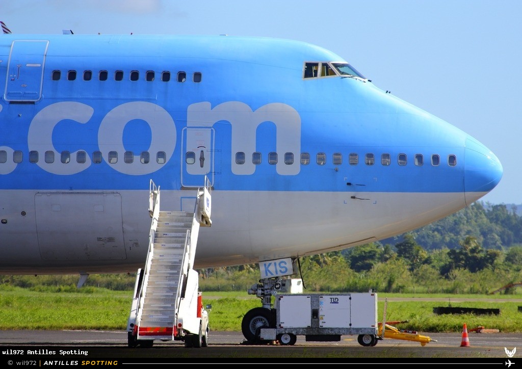 F-HKIS · Boeing 747-400, Corsairfly, Martinique – Aimé Césaire