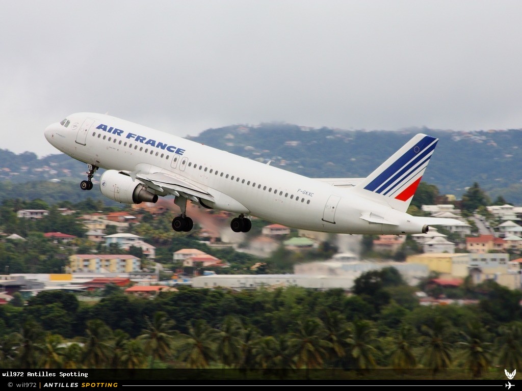 F-GKXC · Airbus A320, Air France, Martinique – Aimé Césaire