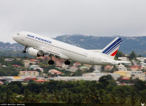 F-GKXC · Airbus A320, Martinique – Aimé Césaire
