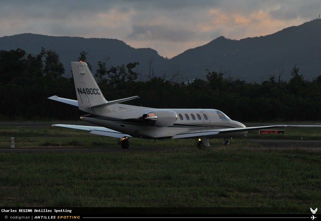 N490CC · Cessna Citation (autre), Privé, Martinique – Aimé Césaire