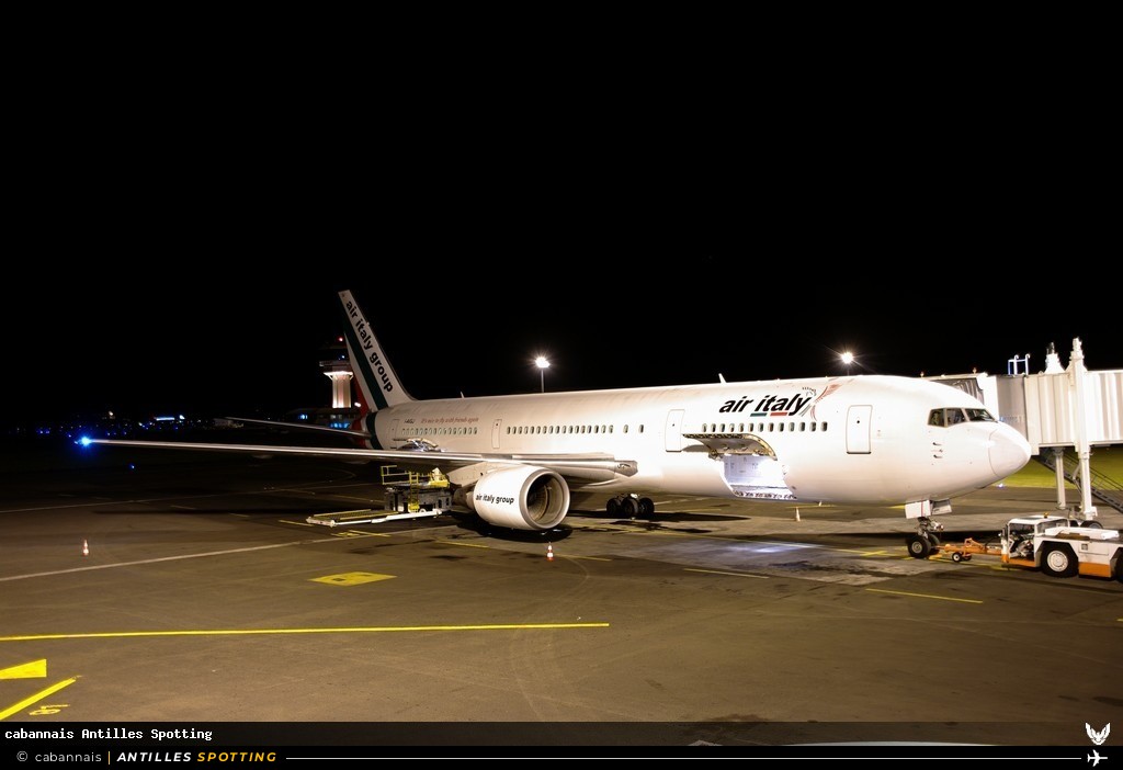 I-AIGJ · Boeing 767-300, Air Italy, Martinique – Aimé Césaire