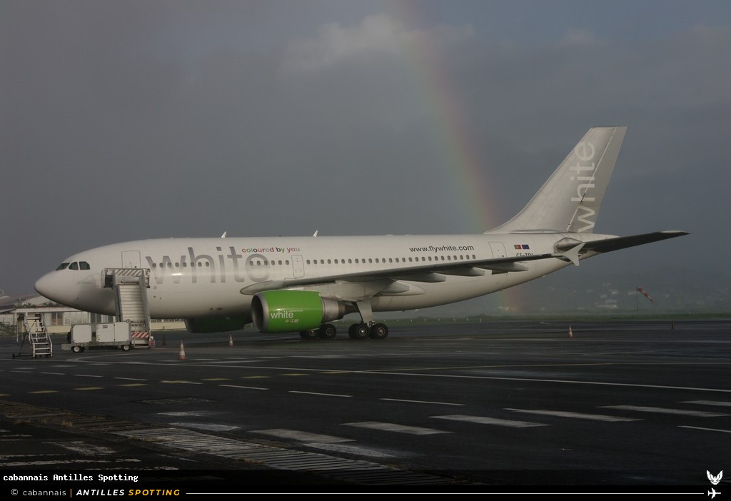 CS-TDI · Airbus A310, White Airways, Martinique – Aimé Césaire