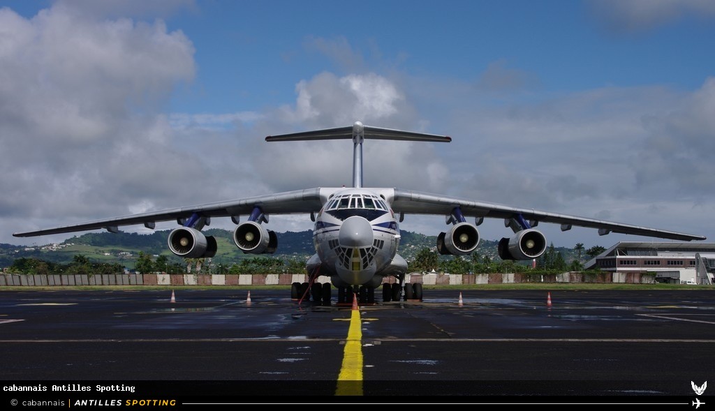 EW-78819 · Ilyushin Il-76, TransAviaExport, Martinique – Aimé Césaire