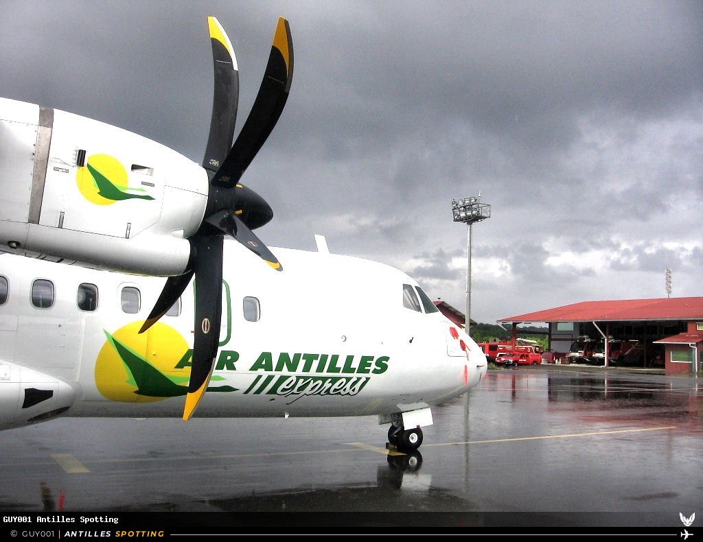 F-OIXE · ATR 45-500, Air Antilles Express, Cayenne – Félix Éboué