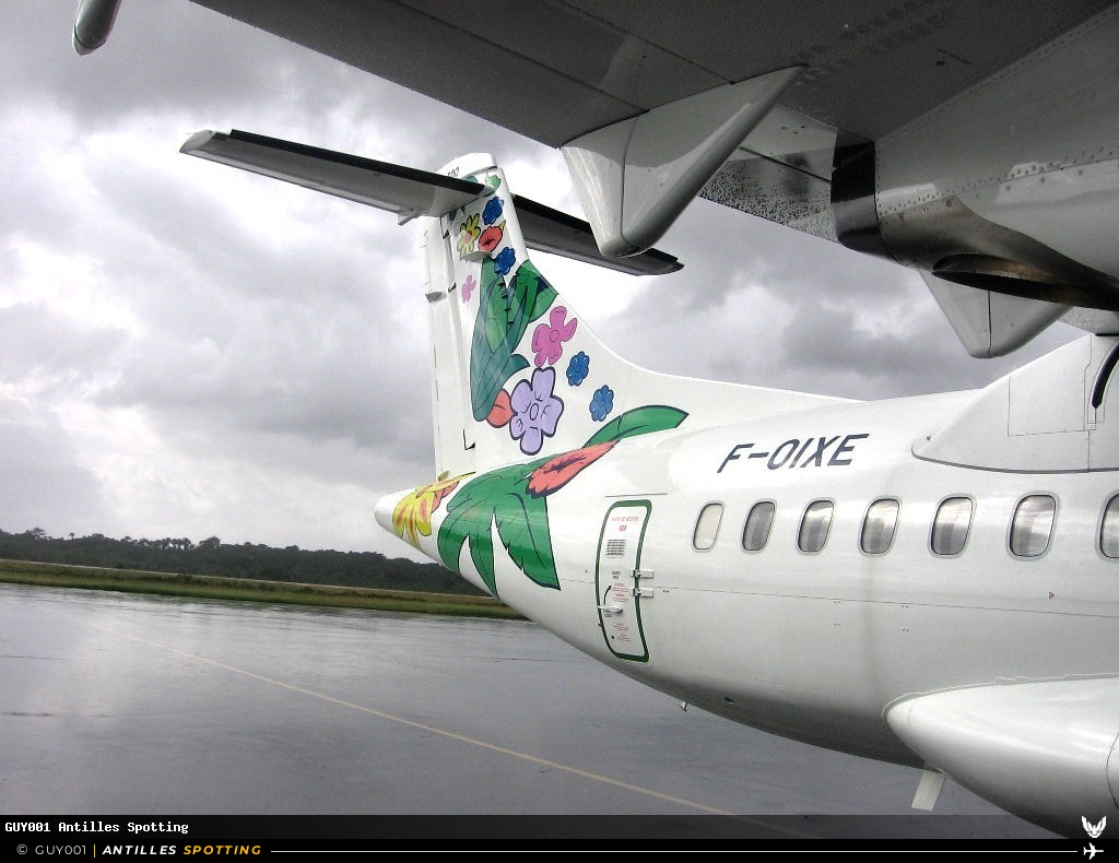F-OIXE · ATR 45-500, Air Antilles Express, Cayenne – Félix Éboué