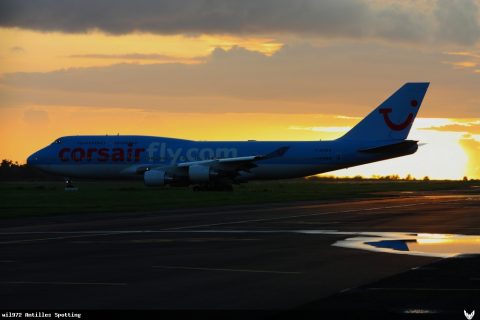 F-HSEX · Boeing 747-400, Martinique – Aimé Césaire