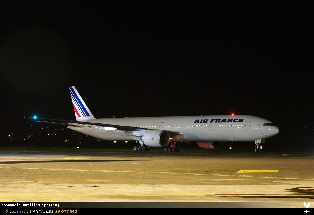 F-GSQX · Boeing 777-300ER, Air France, Martinique – Aimé Césaire