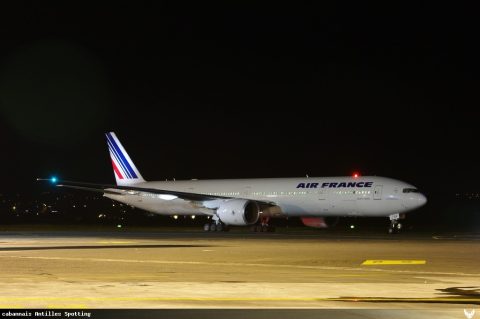 F-GSQX · Boeing 777-300ER, Martinique – Aimé Césaire