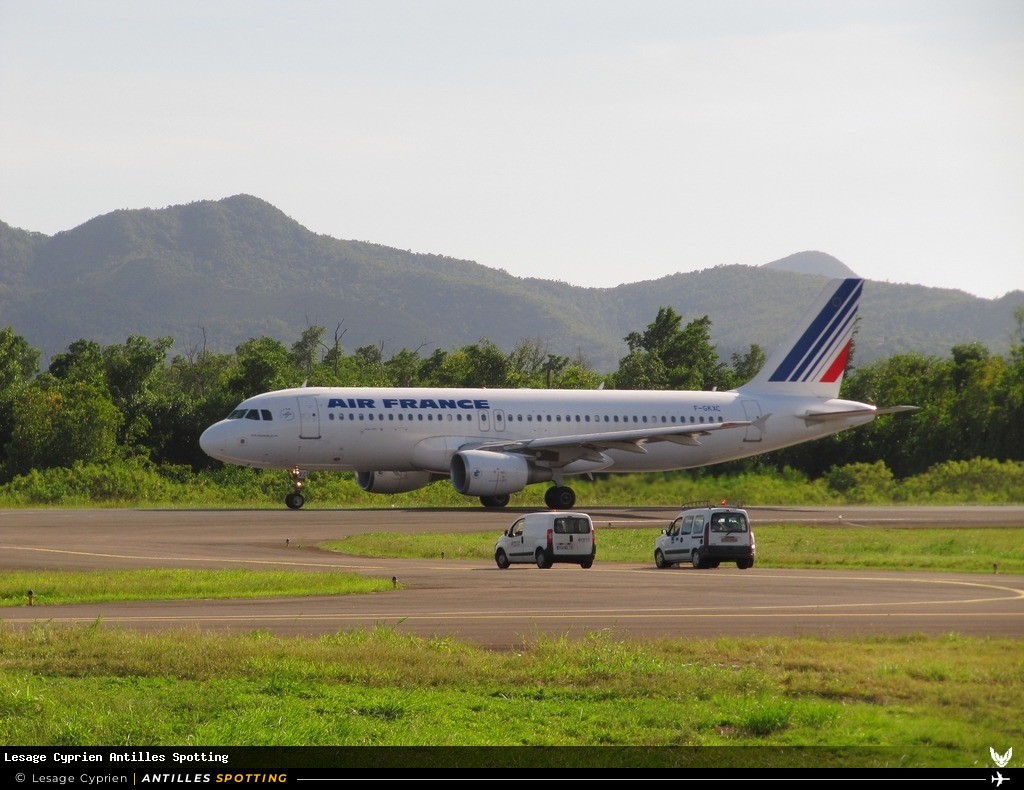F-GKXC · Airbus A320, Air France, Martinique – Aimé Césaire
