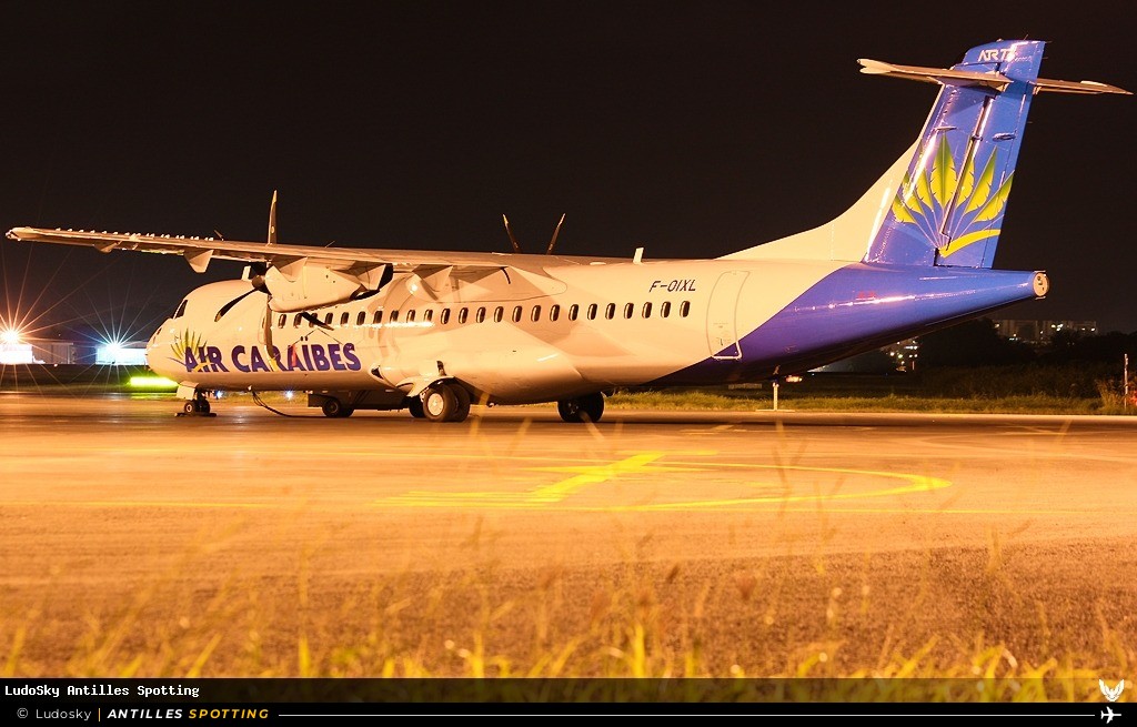 F-OIXL · ATR 72-500, Air Caraïbes, Pointe-à-Pitre – Maryse Condé