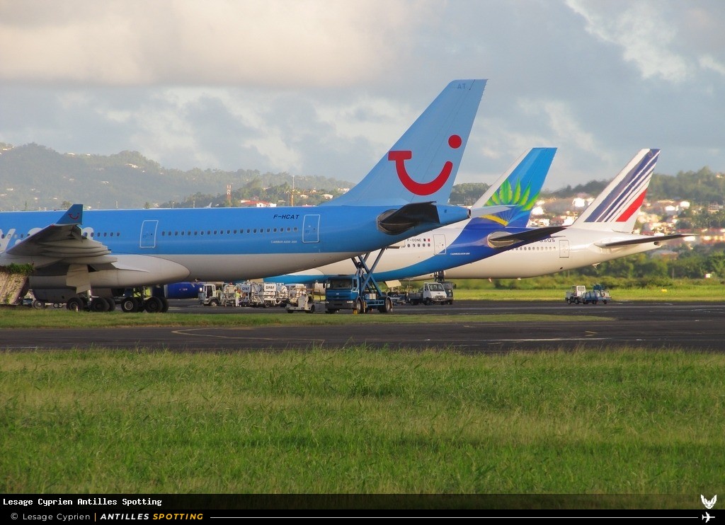 F-HCAT · Airbus A330-200, Corsair, Martinique – Aimé Césaire