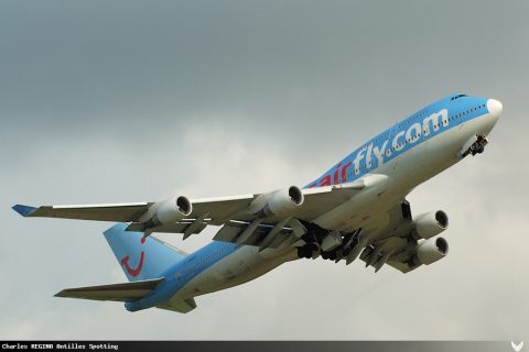 F-HSEA · Boeing 747-400, Martinique – Aimé Césaire
