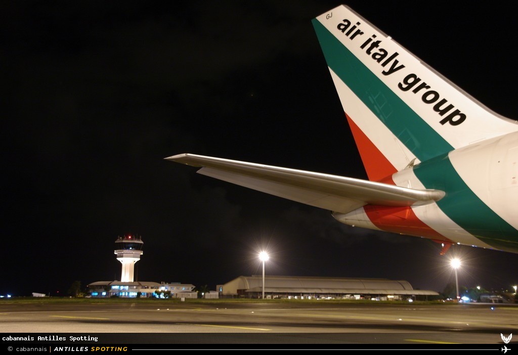 I-AIGJ · Boeing 767-300, Air Italy, Martinique – Aimé Césaire