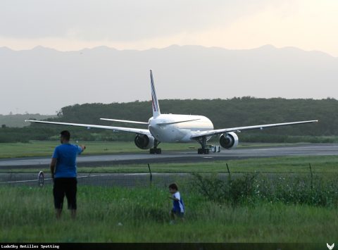 F-GSQT · Boeing 777-300ER, Pointe-à-Pitre – Maryse Condé