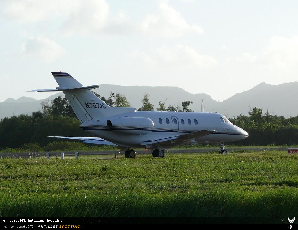 N707JC · Hawker 800 / 900XP, Privé, Martinique – Aimé Césaire