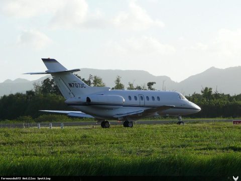 N707JC · Hawker 800 / 900XP, Martinique – Aimé Césaire