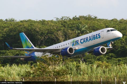 F-OSUD · Embraer E190, Pointe-à-Pitre – Maryse Condé
