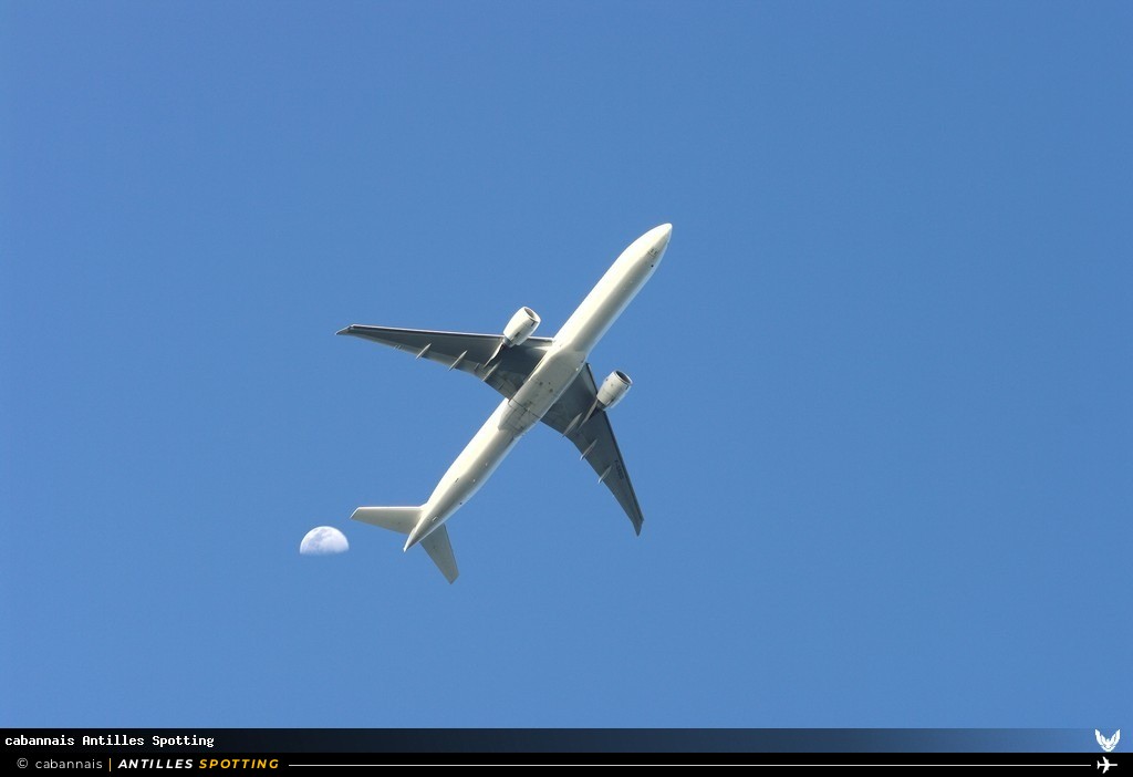 F-GSQO · Boeing 777-300ER, Air France, Martinique – Aimé Césaire