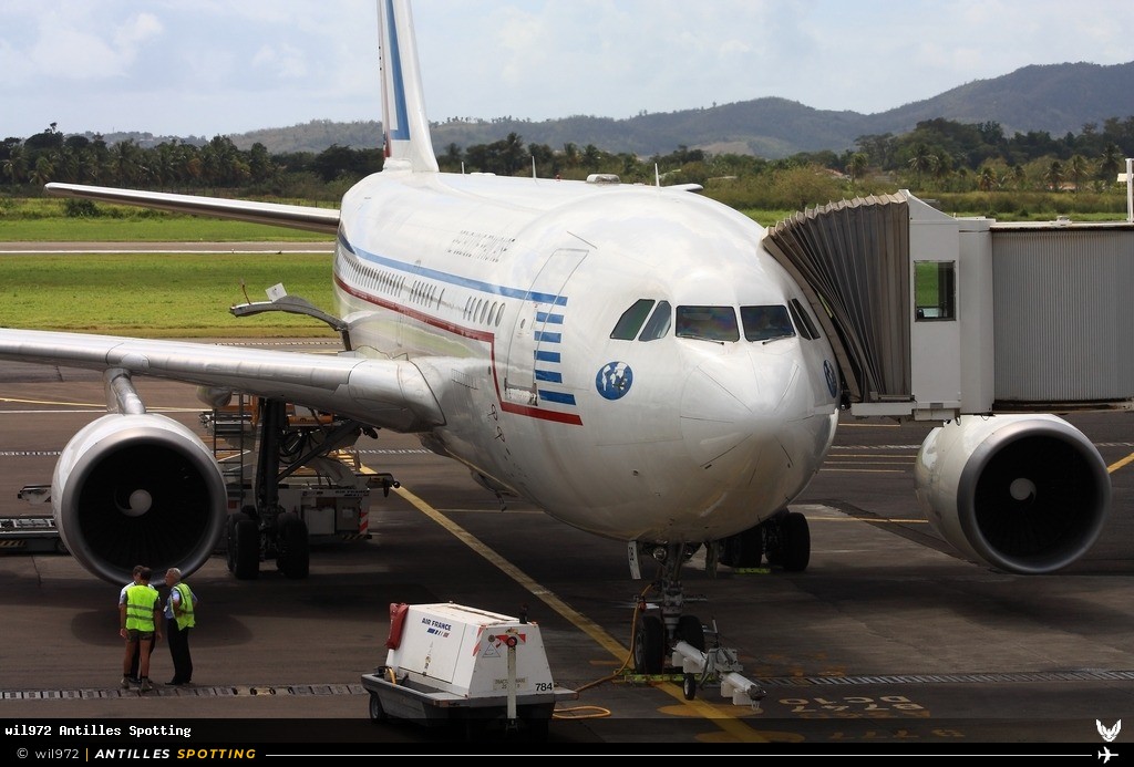 F-RADB · Airbus A310, République Française - COTAM, Martinique – Aimé Césaire
